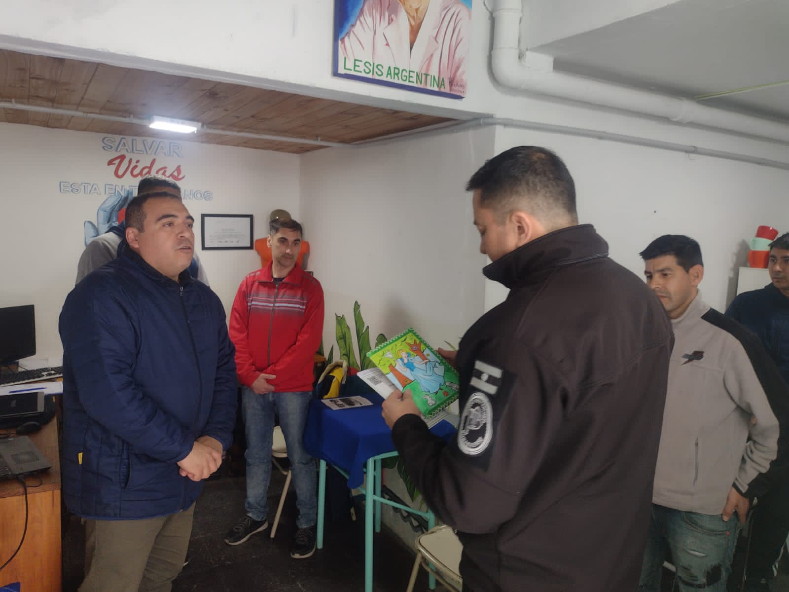 Nos visitó el Secretario del Complejo Varela